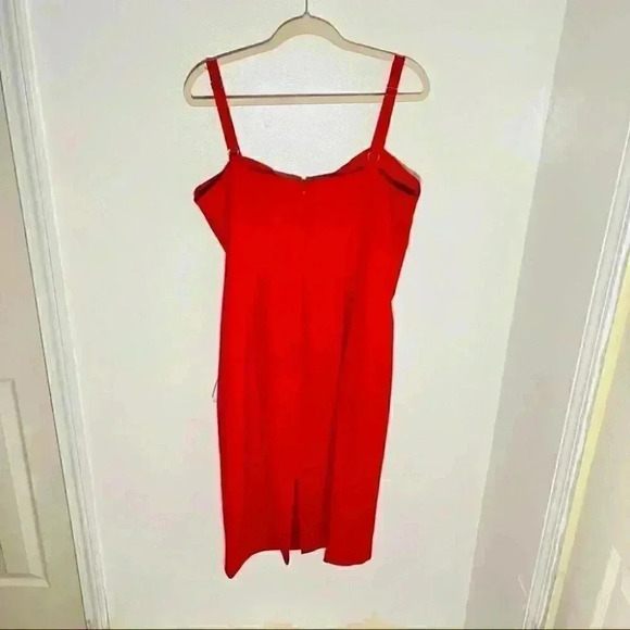 Dress the Population Eve Midi Sheath Dress Red Size XL - Picture 7 of 7